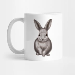 Cute Rabbit Drawing Mug